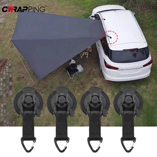 Car awning suction cup hooks - car,
