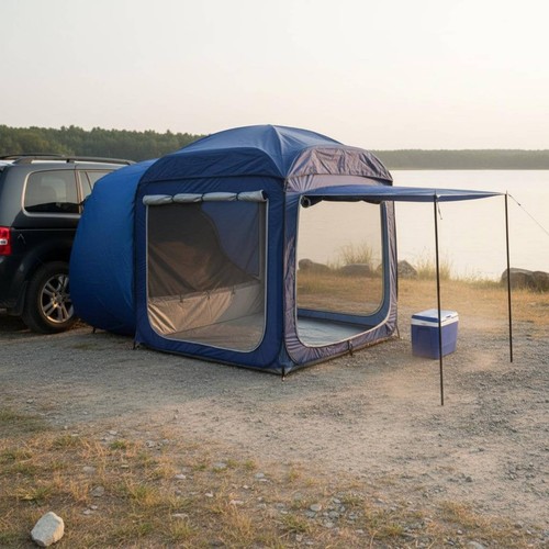 Car rear extension - rear, tent